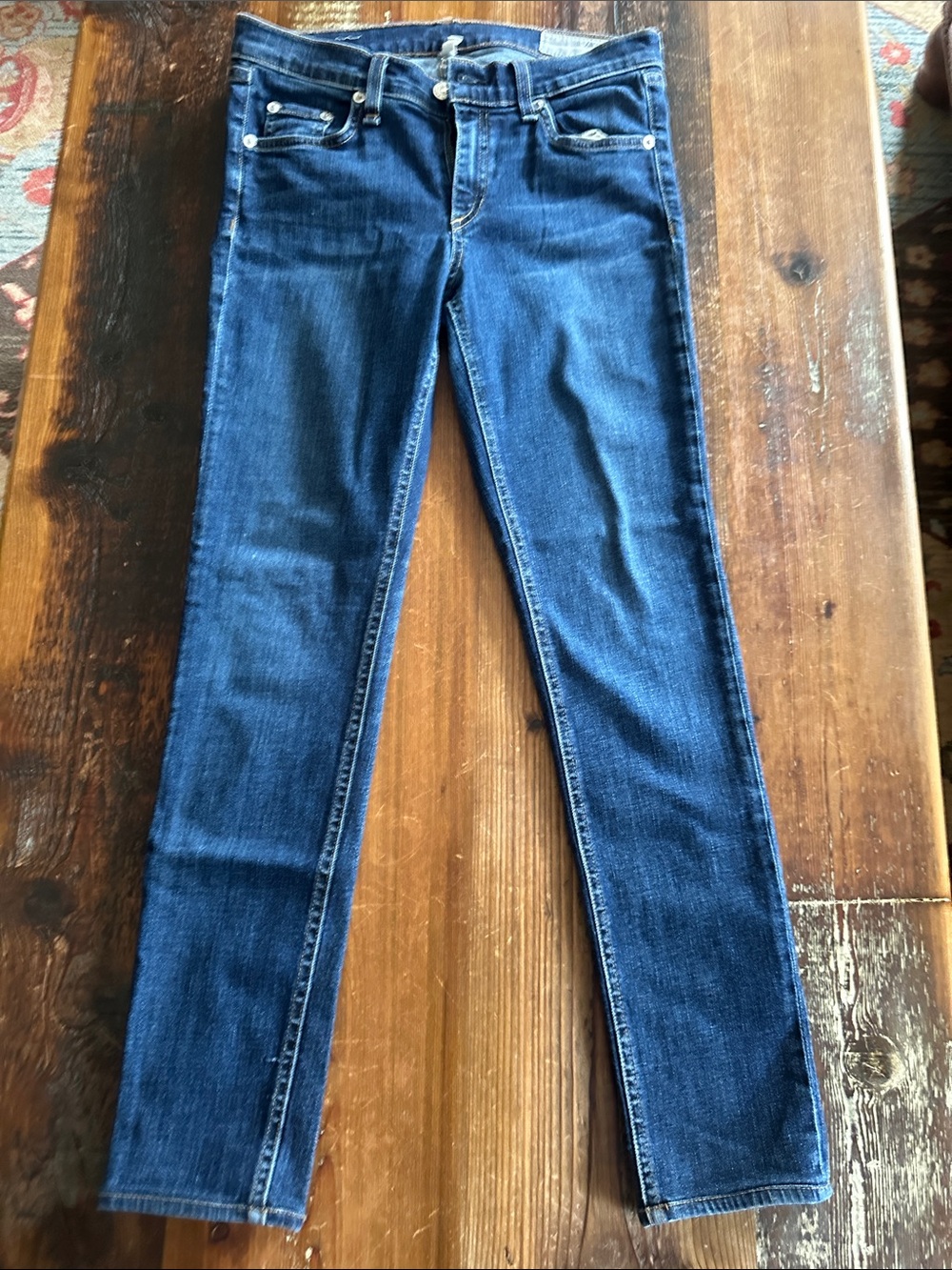 rag & bone Women’s Dark Blue Slim Fit Jeans